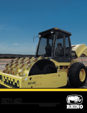 Cilindri compactori cu un singur tambur RHINO RC140