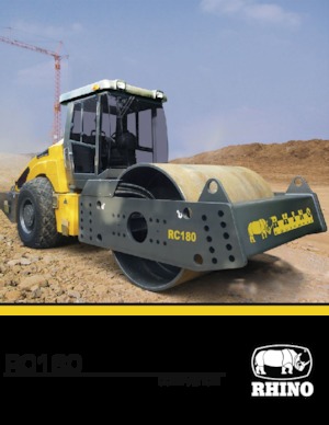 Cilindri compactori cu un singur tambur RHINO RC180