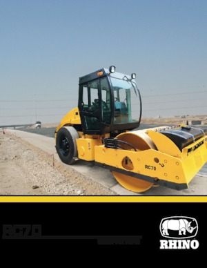 Cilindri compactori cu un singur tambur RHINO RC70