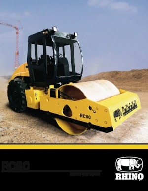 Cilindri compactori cu un singur tambur RHINO RC80