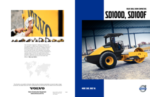 Cilindri compactori cu un singur tambur Volvo SD100D