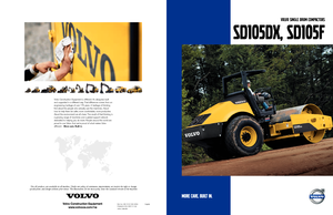 Cilindri compactori cu un singur tambur Volvo SD105F