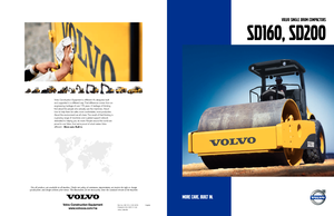 Cilindri compactori cu un singur tambur Volvo SD200DX