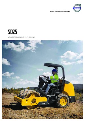 Cilindri compactori cu un singur tambur Volvo SD25