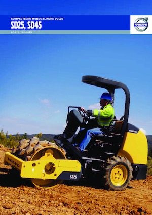 Cilindri compactori cu un singur tambur Volvo SD25