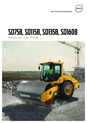 Cilindri compactori cu un singur tambur Volvo SD75B