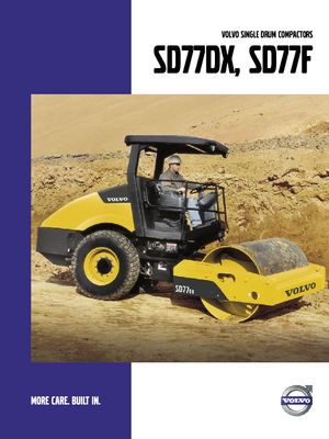 Cilindri compactori cu un singur tambur Volvo SD77DX