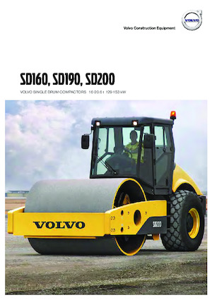 Cilindri compactori cu un singur tambur Volvo SD190