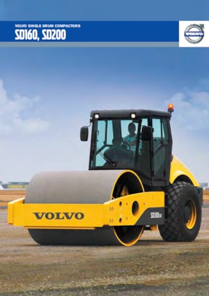 Cilindri compactori cu un singur tambur Volvo SD200