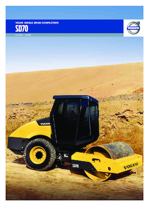 Cilindri compactori cu un singur tambur Volvo SD70