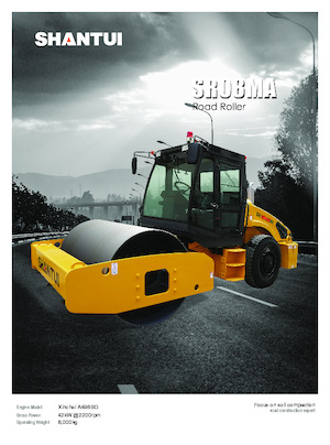 Cilindri compactori cu un singur tambur Shantui SR08MA 