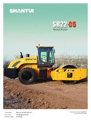 Cilindri compactori cu un singur tambur Shantui SR22-C5