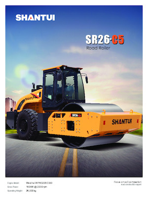 Cilindri compactori cu un singur tambur Shantui SR26-C5