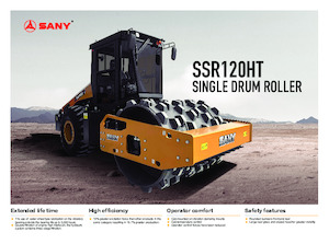 Cilindri compactori cu un singur tambur Sany SSR120HT