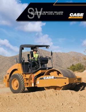 Cilindri compactori cu un singur tambur Case SV208