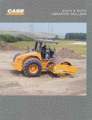 Cilindri compactori cu un singur tambur Case SV216