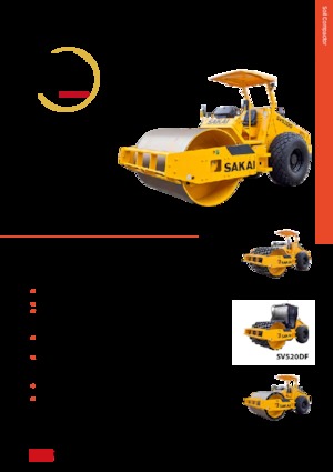 Cilindri compactori cu un singur tambur Sakai SV520TF