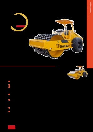Cilindri compactori cu un singur tambur Sakai SV620D