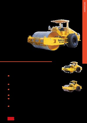 Cilindri compactori cu un singur tambur Sakai SV700D