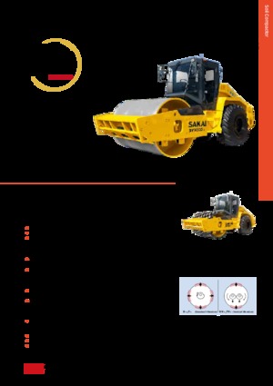 Cilindri compactori cu un singur tambur Sakai SV900TV-1