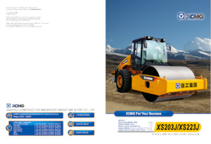 Cilindri compactori cu un singur tambur XCMG XS203J