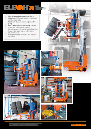Nacele verticale cu un singur catarg Faraone Elevah 75 Tires