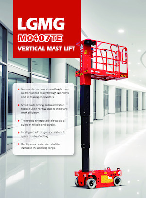 Nacele verticale cu un singur catarg LGMG  M0407TE