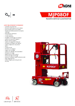 Nacele verticale cu un singur catarg MAGNI MJ08OF