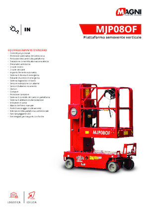 Nacele verticale cu un singur catarg MAGNI MJ08OF