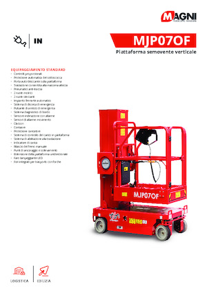 Nacele verticale cu un singur catarg MAGNI MJP07of