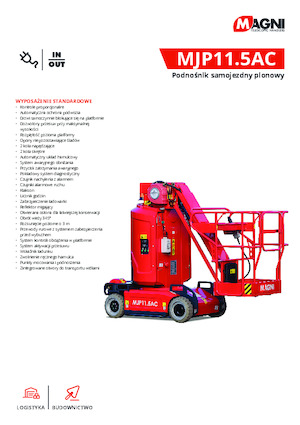 Nacele verticale cu un singur catarg MAGNI MJP11.5AC
