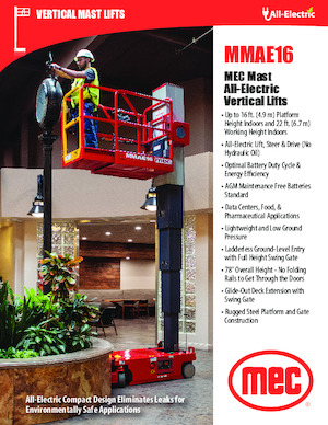 Nacele verticale cu un singur catarg MEC MMAE16