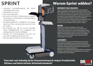 Nacele verticale cu un singur catarg Bravi Sprint