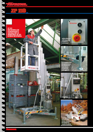 Nacele verticale cu un singur catarg Faraone ZP 14-150 I  