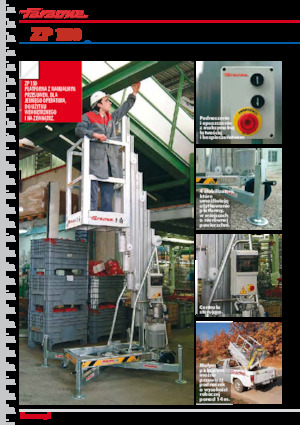 Nacele verticale cu un singur catarg Faraone ZP 10-150 E