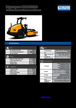 Cilindri compactori cu un singur tambur Dynapac CA 1300 D