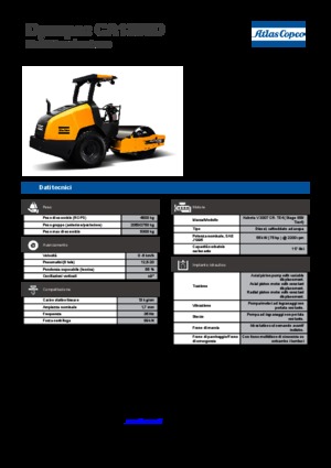 Cilindri compactori cu un singur tambur Dynapac CA 1300 D