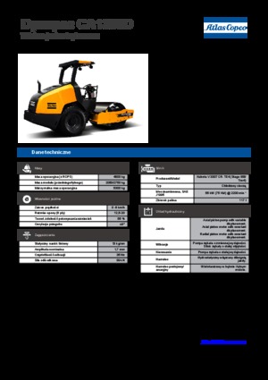 Cilindri compactori cu un singur tambur Dynapac CA 1300 D