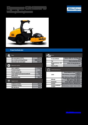 Cilindri compactori cu un singur tambur Dynapac CA 1300 PD