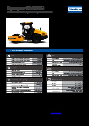 Cilindri compactori cu un singur tambur Dynapac CA 1500 D
