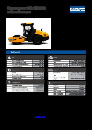 Cilindri compactori cu un singur tambur Dynapac CA 1500 D