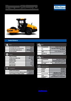 Cilindri compactori cu un singur tambur Dynapac CA 1500 PD