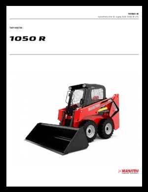 Mini încărcătoare Manitou 1050R