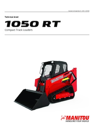 Mini încărcătoare Manitou 1050RT