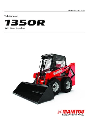 Mini încărcătoare Manitou 1350R