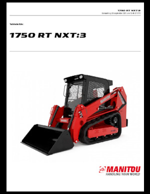 Mini încărcătoare Manitou 1750RT NXT:3