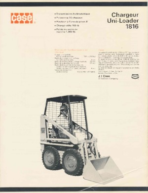 Mini încărcătoare Case 1816 