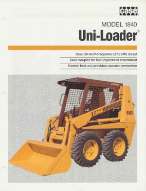 Mini încărcătoare Case 1845C 