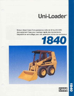 Mini încărcătoare Case 1845C 