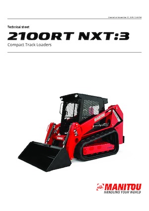 Mini încărcătoare Manitou 2100RT NXT:3